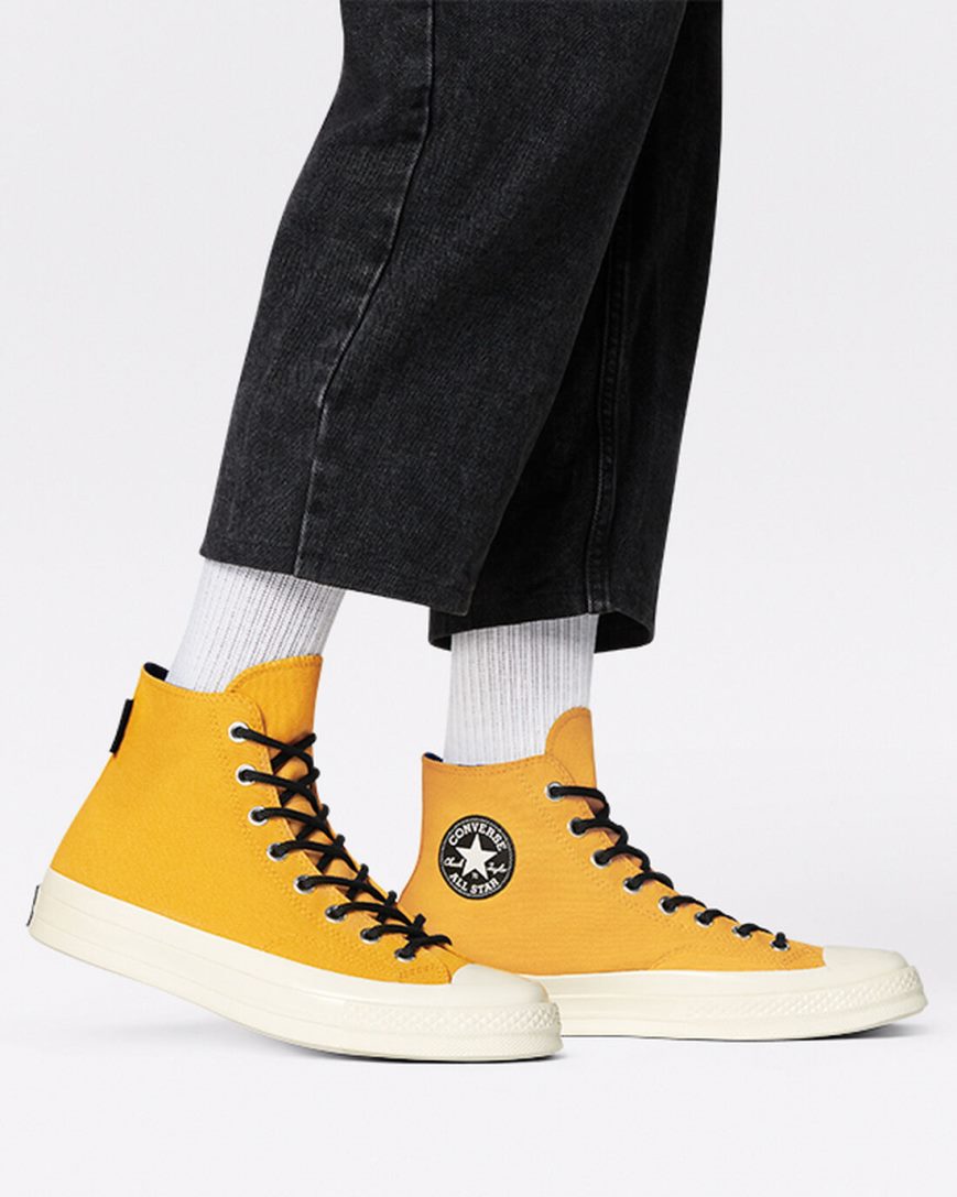 Zapatillas Altas Converse Engineered Optimism Chuck 70 GORE-TEX Mujer Amarillo Negras | PE 2E0W7L